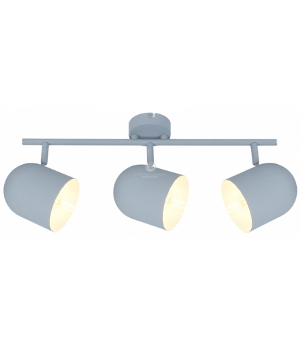 AZURO LAMPA SUFITOWA LISTWA 3X40W E27 SZARY MAT Candellux 93-63229
