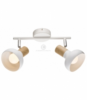 PUERTO LAMPA SUFITOWA LISTWA 2X40W E14 BIAŁY Candellux 92-62659