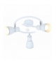 FIDO LAMPA SUFITOWA SPIRALA 3X40W E14 BIAŁY+CHROM Candellux 98-63380