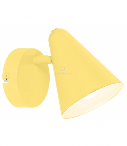 AMOR LAMPA KINKIET 1X40W E14 BANANOWY Candellux 91-68774
