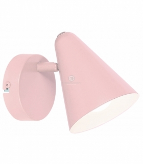 AMOR LAMPA KINKIET 1X40W E14 JASNY RÓŻ Candellux 91-68781