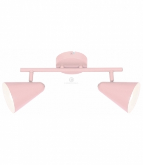 AMOR LAMPA SUFITOWA LISTWA 2X40W E14 JASNY RÓŻ Candellux 92-68798