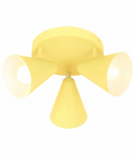AMOR LAMPA SUFITOWA PLAFON 3X40W E14 BANANOWY Candellux 98-68828