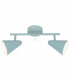 AMOR LAMPA SUFITOWA LISTWA 2X40W E14 SZARY MAT Candellux 92-63335