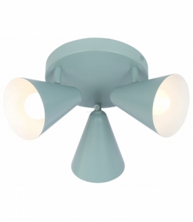 AMOR LAMPA SUFITOWA PLAFON 3X40W E14 SZARY MAT Candellux 98-63328