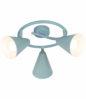 AMOR LAMPA SUFITOWA SPIRALA 3X40W E14 SZARY MAT Candellux 98-63359