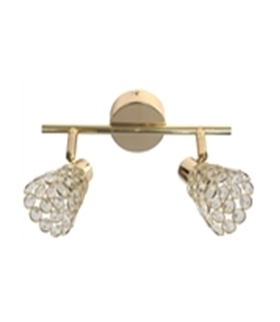 GLOSSY LAMPA SUFITOWA LISTWA 2X40W G9 MOSIĄDZ Candellux 92-97449