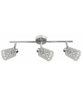 YORK LAMPA SUFITOWA LISTWA 3X40W G9 CHROM Candellux 93-00101