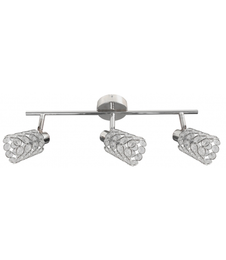 YORK LAMPA SUFITOWA LISTWA 3X40W G9 CHROM Candellux 93-00101