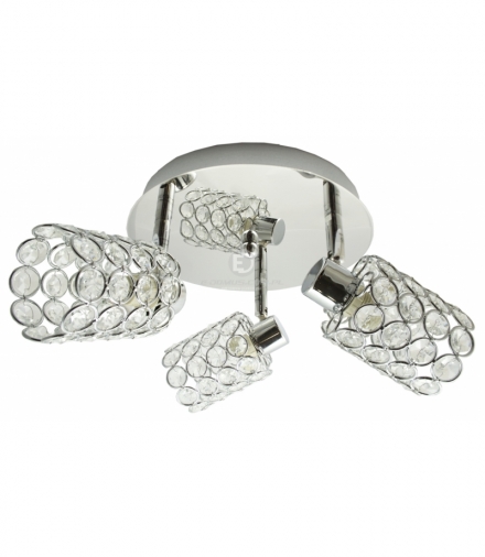 YORK LAMPA SUFITOWA PLAFON 3X40W G9 CHROM Candellux 98-00125