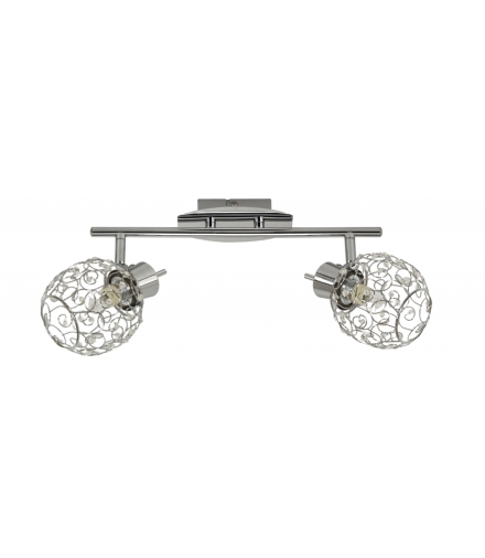 HORUS LAMPA SUFITOWA LISTWA 2X40W G9 CHROM Candellux 92-19141