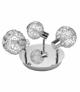 COLLAR LAMPA SUFITOWA PLAFON 3X40W G9 CHROM Candellux 98-13750