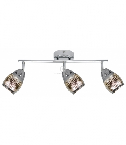MILTON LAMPA SUFITOWA LISTWA 3X10W E14 LED CHROM Candellux 93-61294