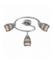 MILTON LAMPA SUFITOWA SPIRALA 3X10W E14 LED CHROM Candellux 93-61300