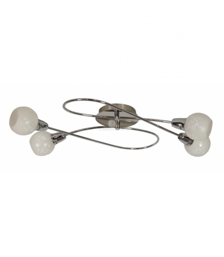 AVILA LAMPA SUFITOWA PLAFON 4X40W E14 SATYNA Candellux 98-10100