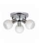 TURNO LAMPA SUFITOWA PLAFON 3X40W E14 CHROM Candellux 98-10940