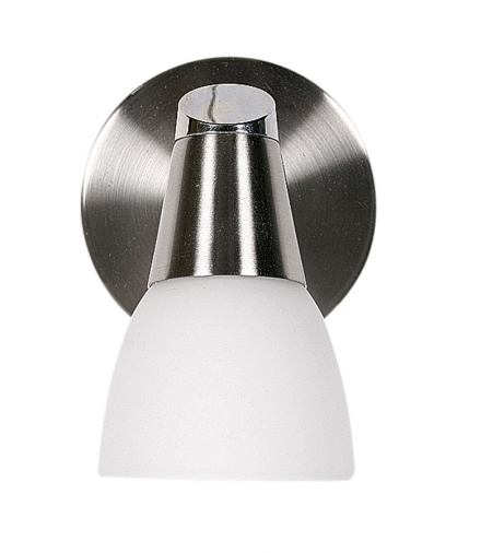 SELIA LAMPA KINKIET 1X40W G9 NIKIEL MAT/CHROM BIAŁY (BŻ) Candellux 91-69979