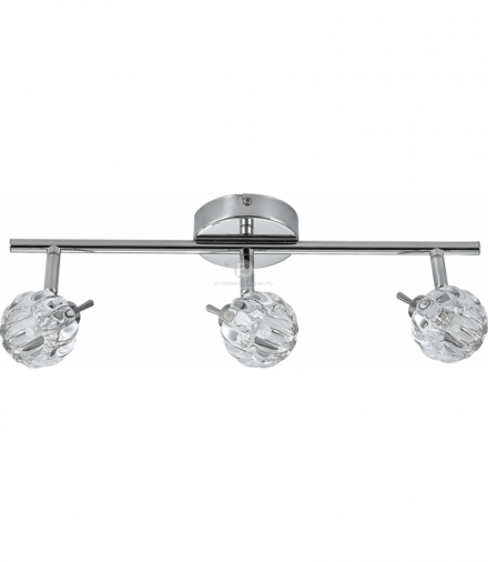 BOMBOLA LAMPA SUFITOWA LISTWA 3X40W G9 CHROM BEZ ŻARÓWEK Candellux 93-70302