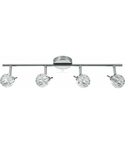 BOMBOLA LAMPA SUFITOWA LISTWA 4X40W G9 CHROM BEZ ŻARÓWEK Candellux 94-70319