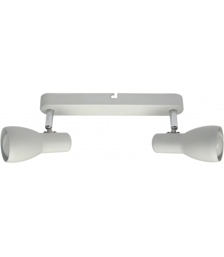 PICARDO LAMPA SUFITOWA LISTWA 2X40W E14 BIAŁY MAT Candellux 92-44181