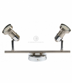 ARKON LAMPA SUFITOWA LISTWA 2X50W GU10 SAT NIKIEL+CHROM BEZ ŻARÓWEK Candellux 92-59581