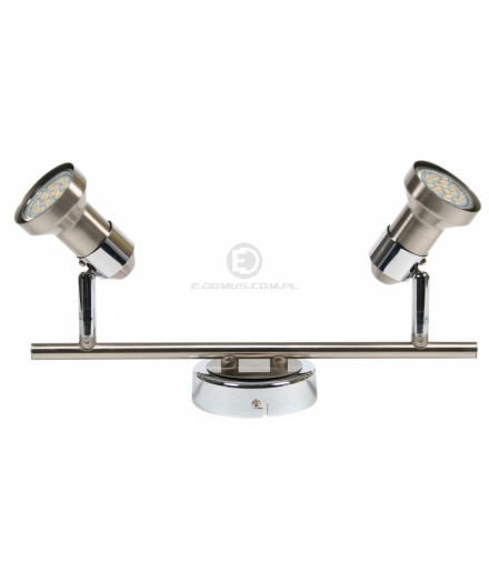 ARKON LAMPA SUFITOWA LISTWA 2X50W GU10 SAT NIKIEL+CHROM BEZ ŻARÓWEK Candellux 92-59581