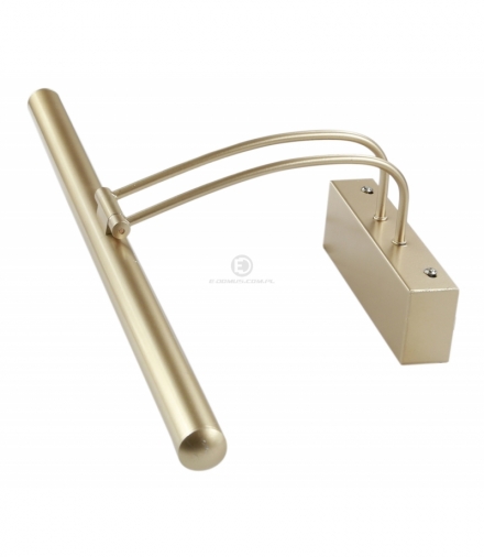 RENOIR LAMPA KINKIET 8W LED 4000K ZŁOTO SATYNA Candellux 21-69726