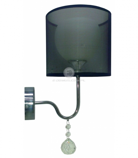 BRAVA LAMPA KINKIET D-22 1X60W E27 CZARNY Candellux 21-26552