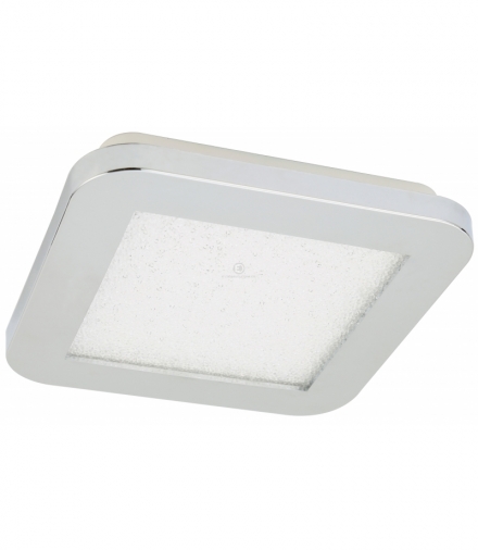 NEXIT LAMPA SUFITOWA PLAFON 17X17 10W LED IP44 CHROM+GRANILA 3000K Candellux 10-66770