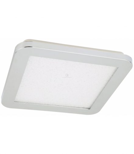 NEXIT LAMPA SUFITOWA PLAFON 22,5X22,5 12W LED IP44 CHROM+GRANILA 3000K Candellux 10-66787