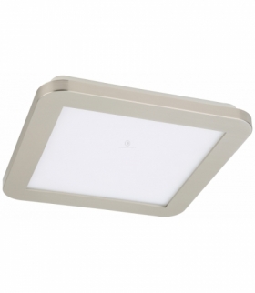 NEXIT LAMPA SUFITOWA PLAFON 22,5X22,5 12W LED IP44 SATYNA+BIAŁY 3000K Candellux 10-66824