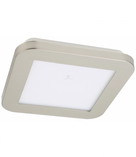 NEXIT LAMPA SUFITOWA PLAFON 17X17 10W LED IP44 SATYNA+BIAŁY 3000K Candellux 10-66817