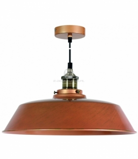 TILA LAMPA WISZĄCA 36 1X60W E27 KLOSZ WYSOKI MIEDZIANY Candellux 31-31358