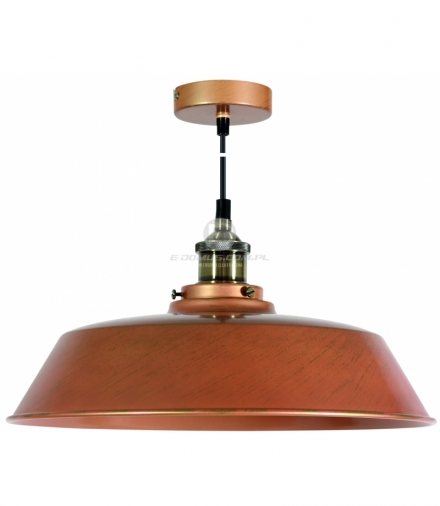 TILA LAMPA WISZĄCA 36 1X60W E27 KLOSZ WYSOKI MIEDZIANY Candellux 31-31358