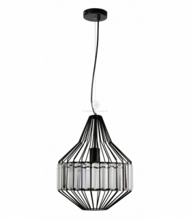 ALVARO 1 LAMPA WISZĄCA 30 1X40W E27 CZARNY Candellux 31-55163