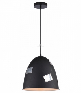 PATCH LAMPA WISZĄCA 29 1X60W E27 CZARNY + CHROMOWANY DEKOR Candellux 31-43184