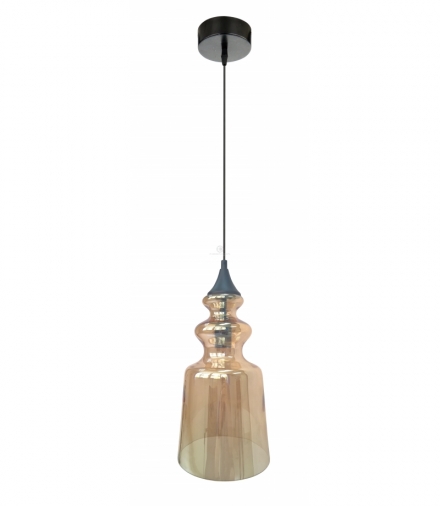 OXELO LAMPA WISZĄCA 20/36 1X60W E27 BURSZTYNOWY Candellux 31-51820