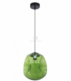 CLUB LAMPA WISZĄCA 28 1X60W E27 ZIELONY Candellux 31-51226