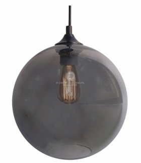 EDISON LAMPA WISZĄCA 25 1X60W E27 SREBRNY + ŻARÓWKA Candellux 31-26651