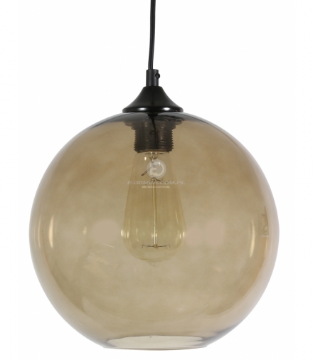 EDISON LAMPA WISZĄCA 25 1X60W E27 BRĄZOWY + ŻARÓWKA Candellux 31-28259