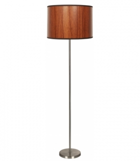 TIMBER LAMPA PODŁOGOWA 1X60W E27 DĄB + ABAŻUR Candellux 51-93304