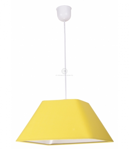 ROBIN LAMPA WISZĄCA 35 1X60W E27 ŻÓŁTY PROMO (ABAŻUR 77-01771+LINKA 85-89369) Candellux 31-03270