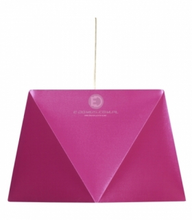 HEXAGEN LAMPA WISZĄCA 42 1X60W E27 RÓŻOWY (ABAŻUR 77-01672+LINKA 85-10608) Candellux 31-03638