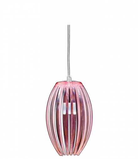 ABUKO LAMPA WISZĄCA 1X60W E27 RÓŻOWY MAŁY Candellux 31-55548