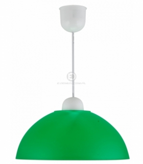 MIKA LAMPA WISZĄCA PLASTIK E27 1X60W ZIELONY PROMOCJA Candellux 31-18635