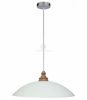 DAKO LAMPA WISZĄCA 40 1X60W E27 CHROM/DREWNO Candellux 31-63601