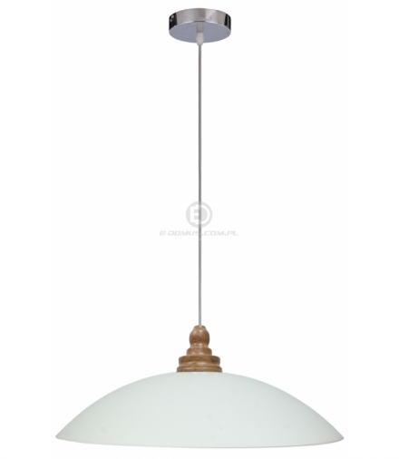 DAKO LAMPA WISZĄCA 40 1X60W E27 CHROM/DREWNO Candellux 31-63601