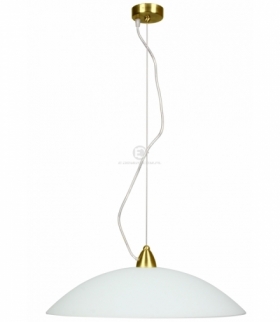 OTEO LAMPA WISZĄCA /1 E27 BIAŁY MOSIĄDZ MAT Candellux 31-75829