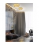 MERLE LAMPA SUFITOWA PLAFON 40 18W LED 3000K ZŁOTY Candellux 98-66213