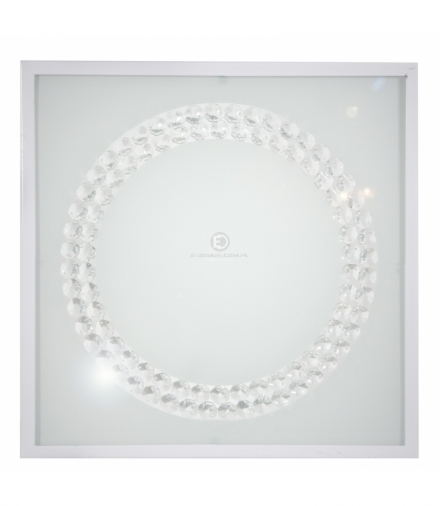 LUX LAMPA SUFITOWA PLAFON 29X29 16W LED 4000K BIAŁY DUŻY RING Candellux 10-64462